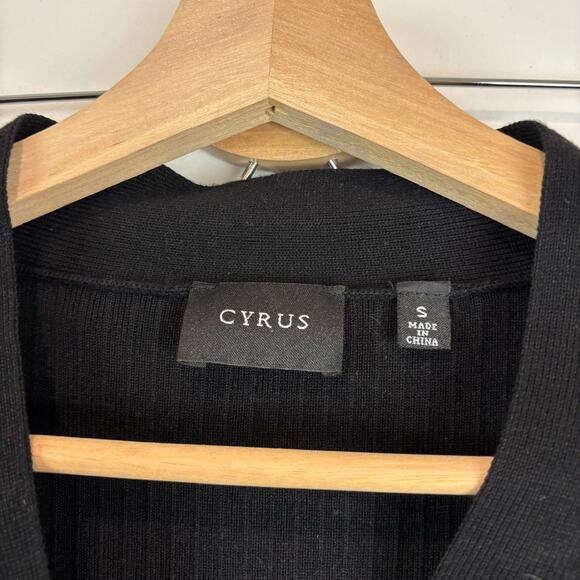 Cyrus Button Down Vest + Loose Pant Set - Black - S - Picture 5 of 7